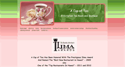 Desktop Screenshot of acupoftea.com