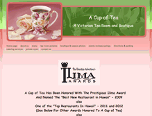 Tablet Screenshot of acupoftea.com